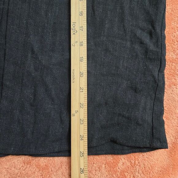 NWT Topshop Womens Black Lace-Up Blouse 8 Fairy Grunge Whimsigoth Dark Romantic - Picture 10 of 10